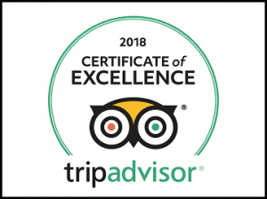 2018 Trip Advisor Certificate of Excellence Bens Bus