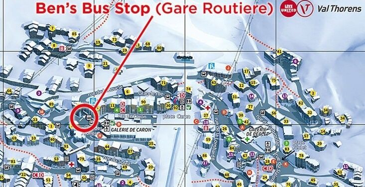 Val Thorens Gare Routiere Airport Transfer Bus Stop