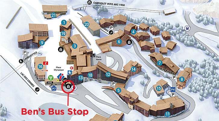 Les Arcs 2000 Ben's Bus Stop