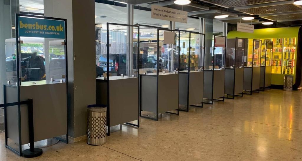 Bens Bus Desk at Geneva Airport Terminal 1