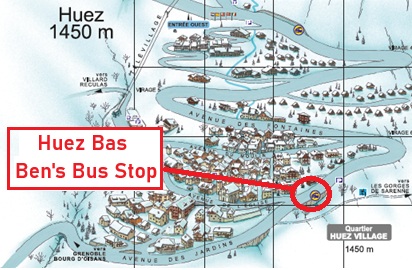 Ben's Bus Stop Huez Bas Le Village