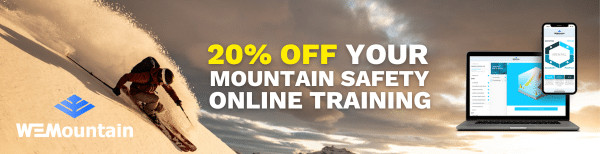 20% off Mountain Safety Courses